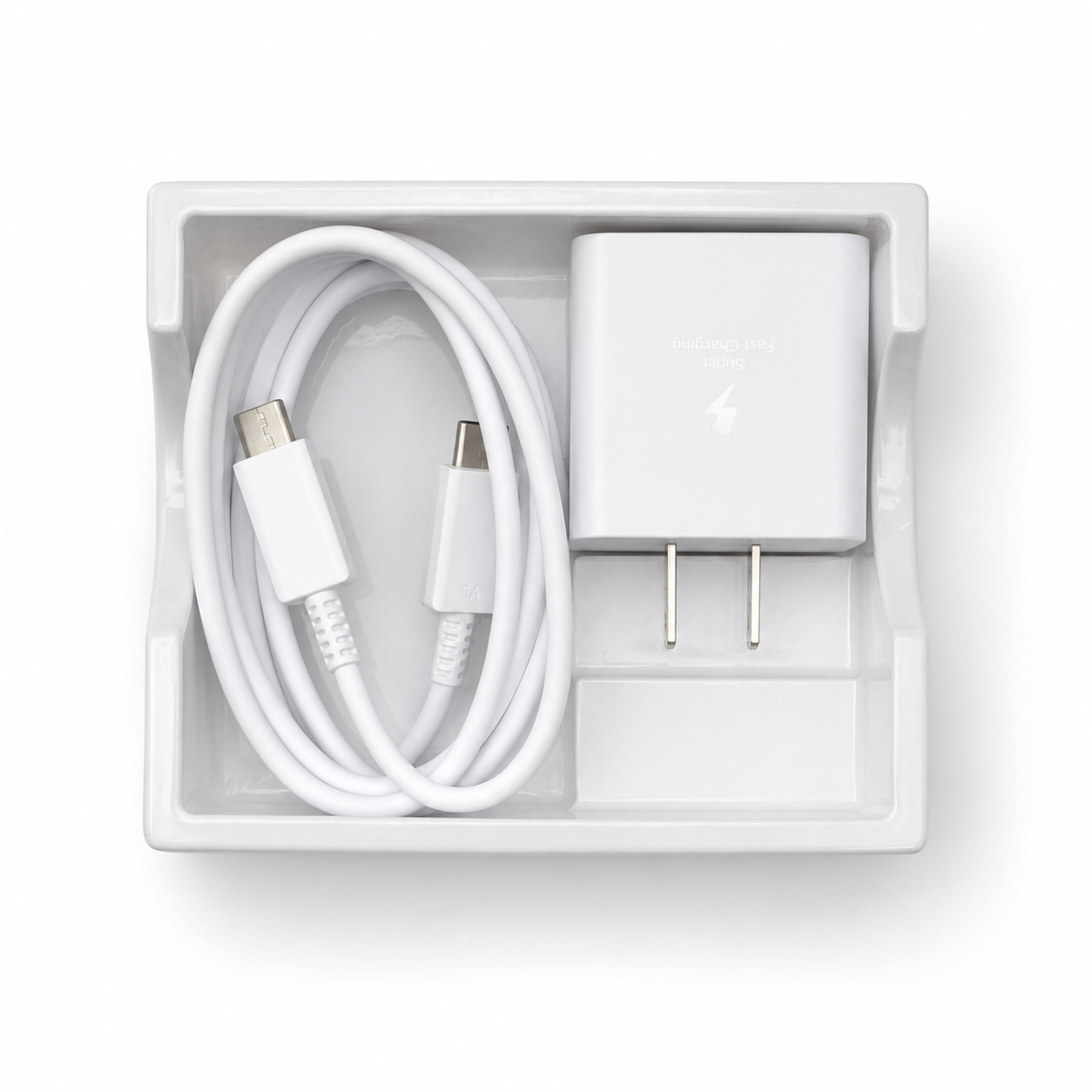 Cargador USB-C MyTech 45 W con cable | Compatible con Samsung - vista 3 - MyTechCell Colombia