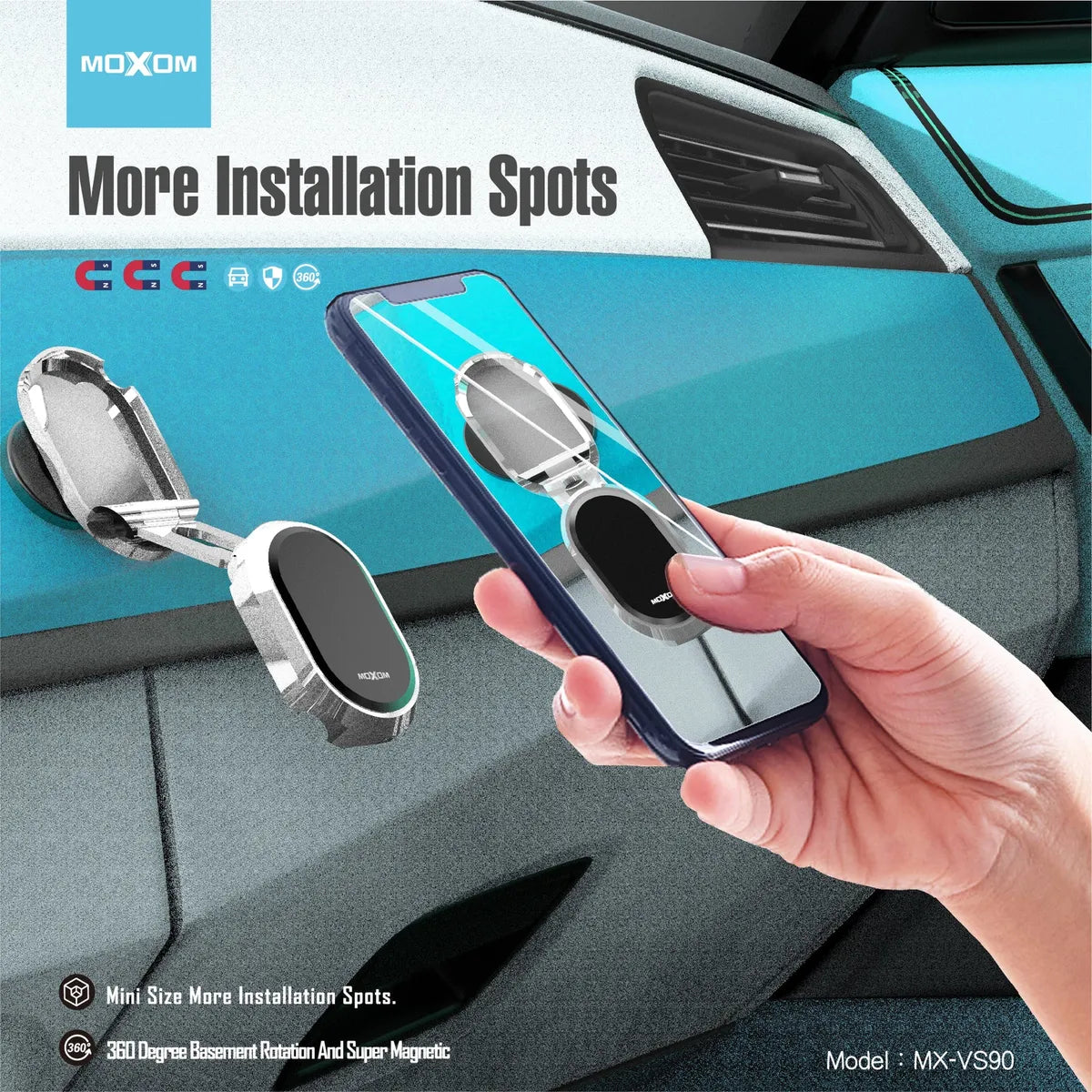 Holder Magnetico Moxom VS90