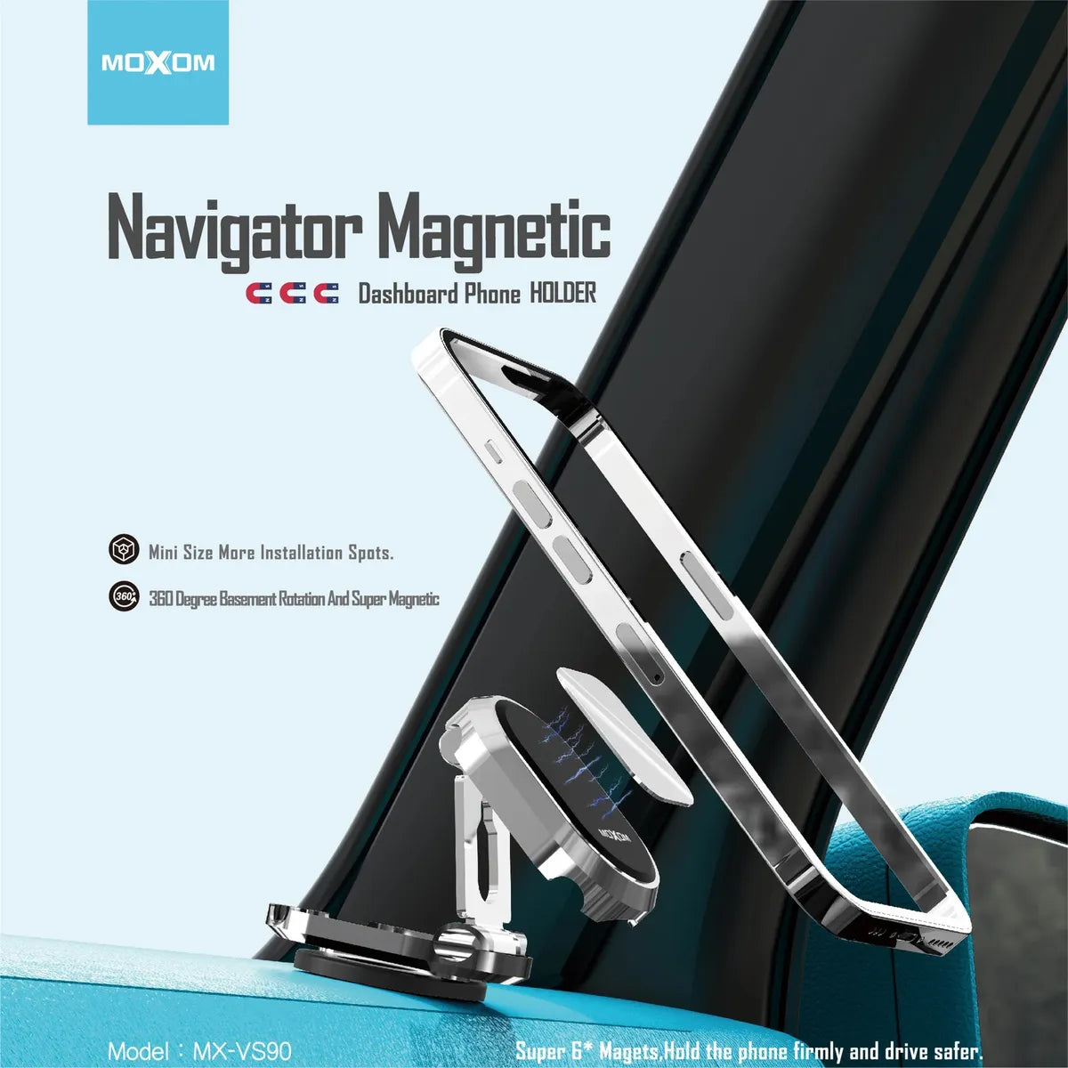 Holder Magnetico Moxom VS90