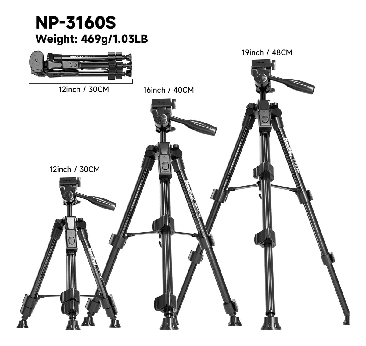 Tripode Neepho 3160S