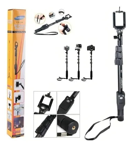 Selfie Stick Yungteng 1288 vista 3 - MyTechCell Colombia