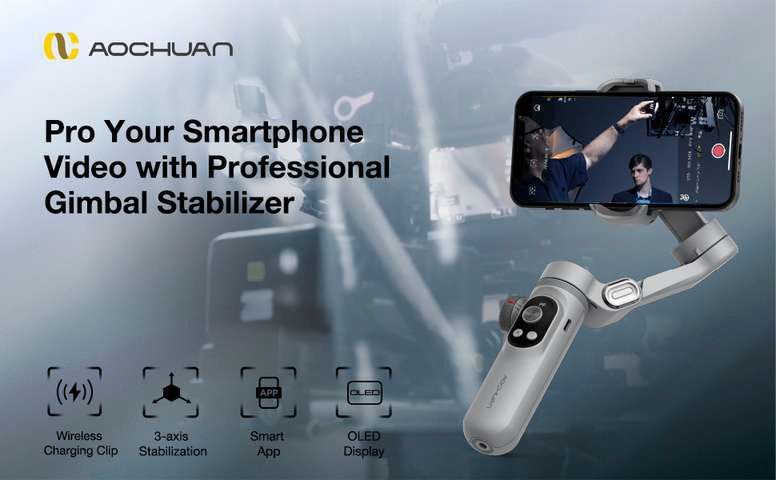 Estabilizador Aochuan Smart X PRO vista 4 - MyTechCell Colombia