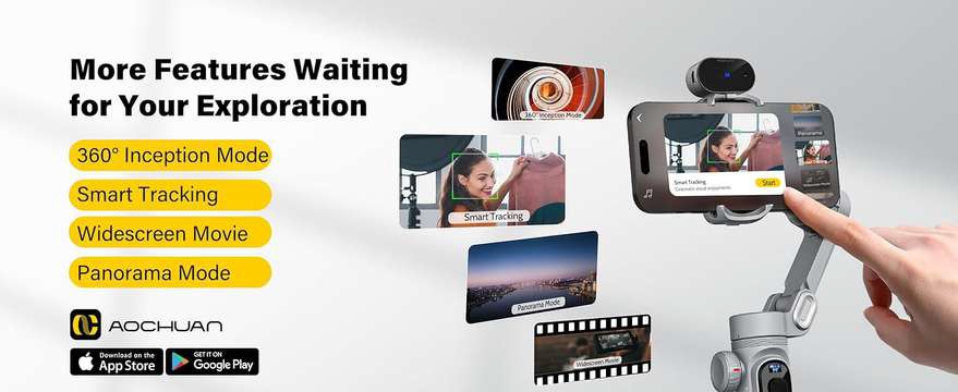 Estabilizador Aochuan Smart X PRO + IA