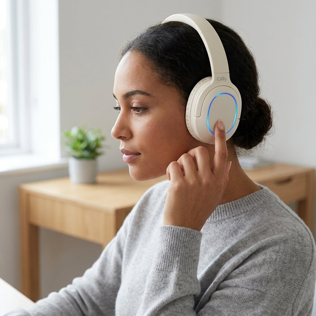 Audífonos Bluetooth GJBY CA-039 | Wireless Stereo Headset | Luces LED | Sonido 8D