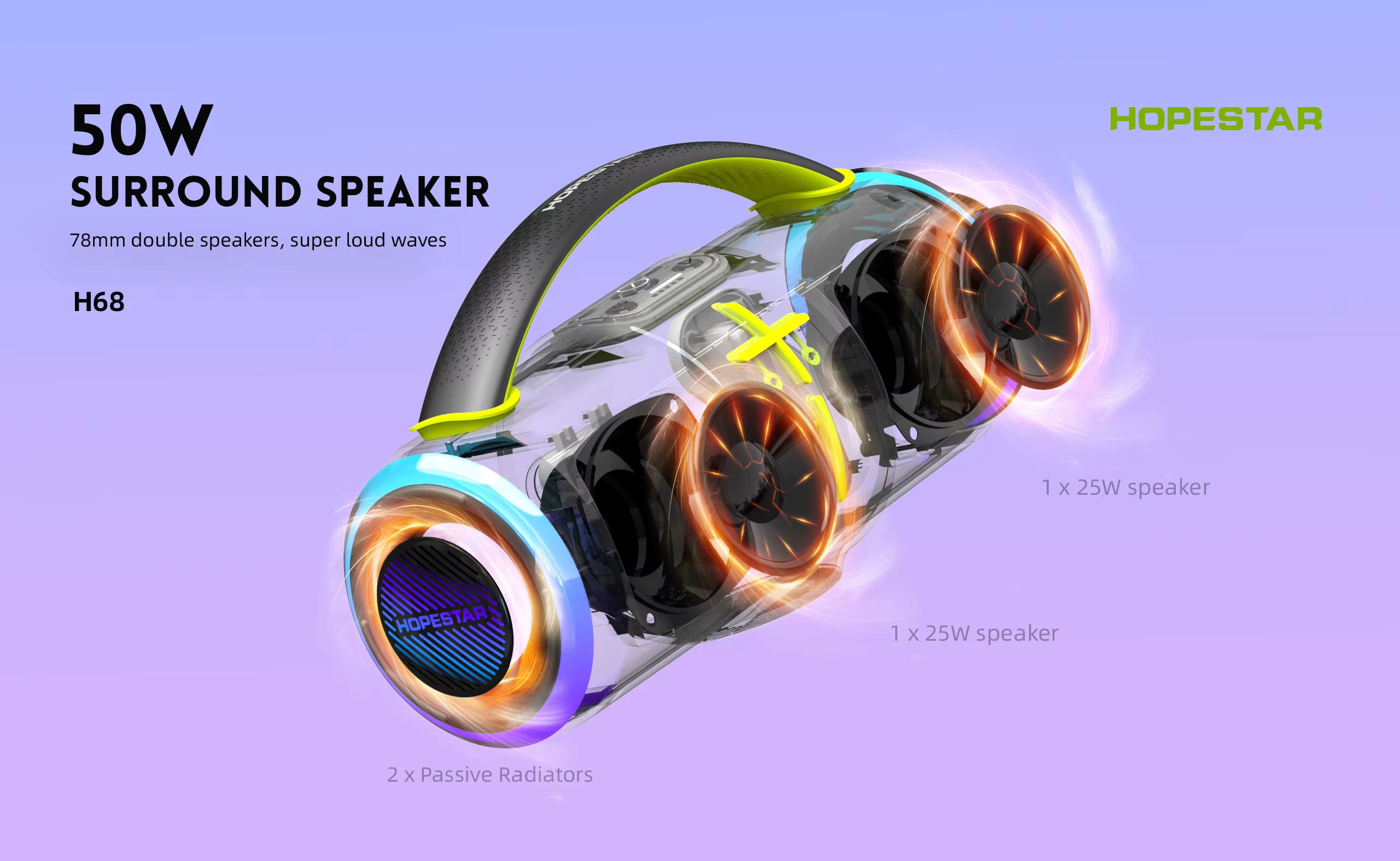 Parlante Hopestar H68