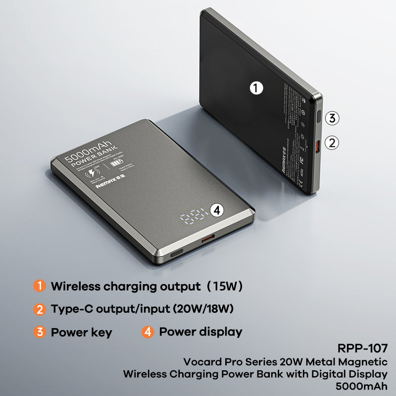 Power Bank Remax RPP107 5.000 mAh