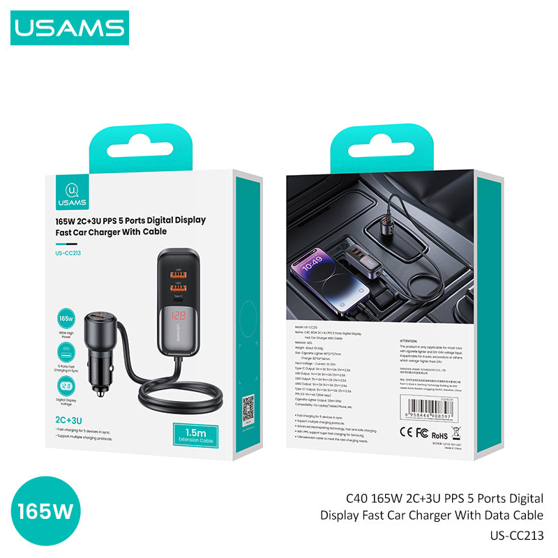 Pluying + Transmisor Usams CC213 vista 2 - MyTechCell Colombia