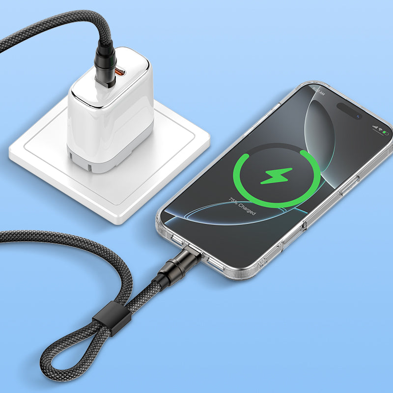 Cable correa LDNIO LC22C USB-C a USB-C 65 W | 1,2 m - vista 4 - MyTechCell Colombia