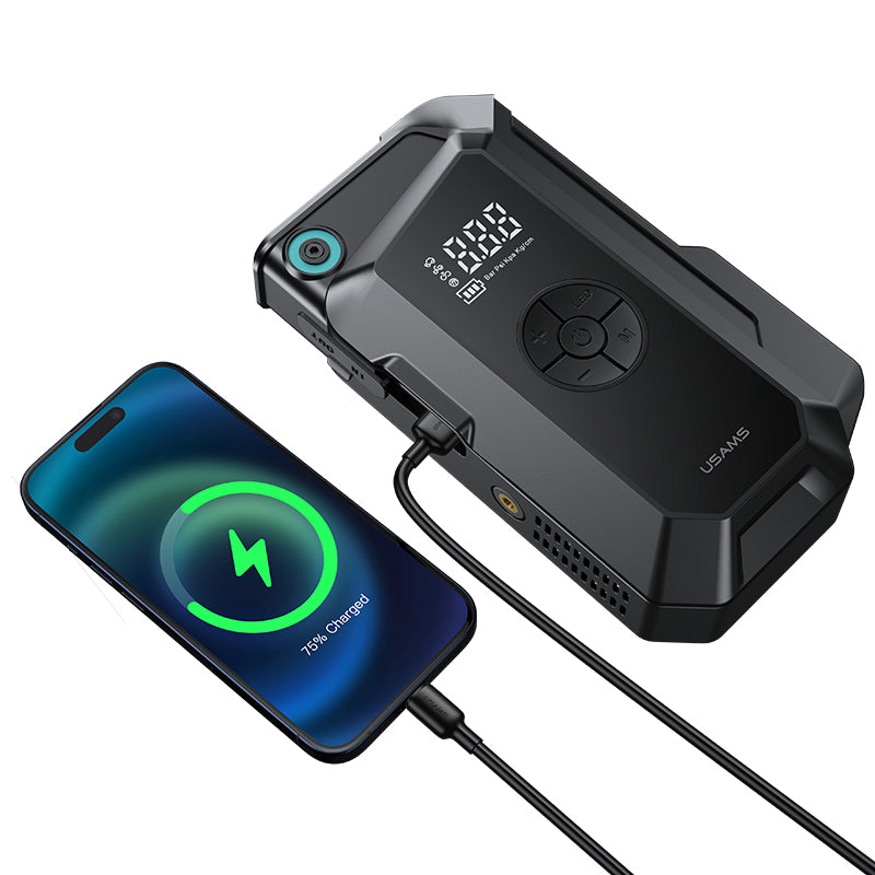 Starter De Carga Para Carro + Power Bank Usams ZB287