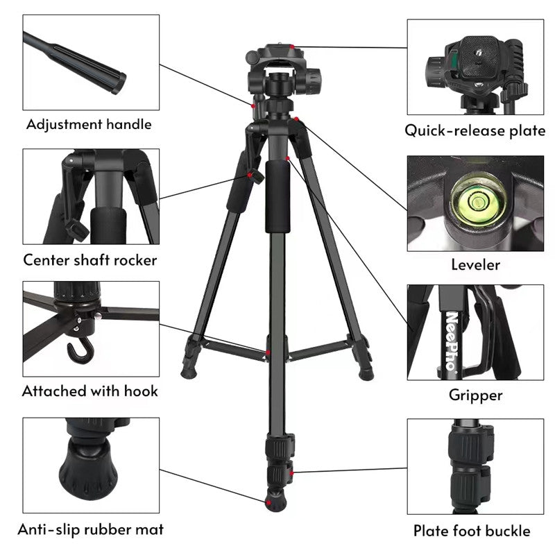 Trípode Profesional Neepho 8820