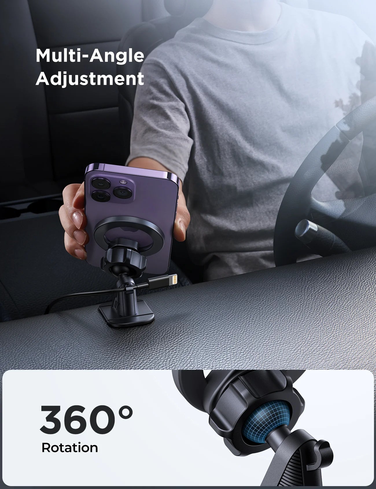 Holder Magnetico Joyrrom JR ZS376 vista 4 - MyTechCell Colombia