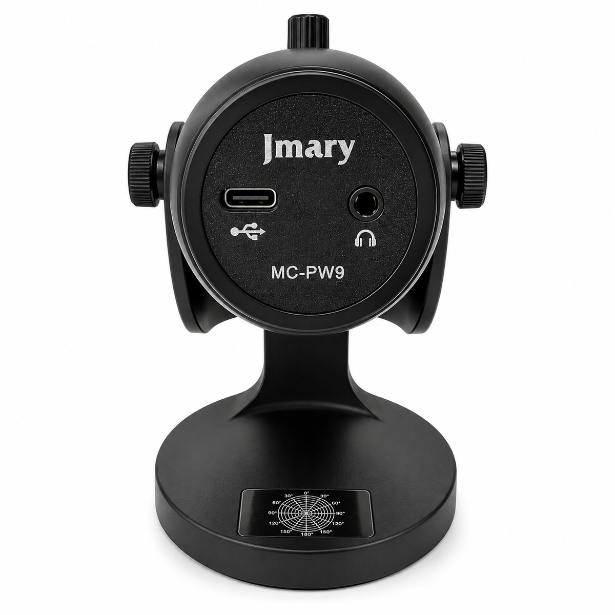 Micrófono USB Jmary MC-PW9 RGB | Cardioide | USB Tipo-C | Monitor de Audífonos | Streaming y Podcast