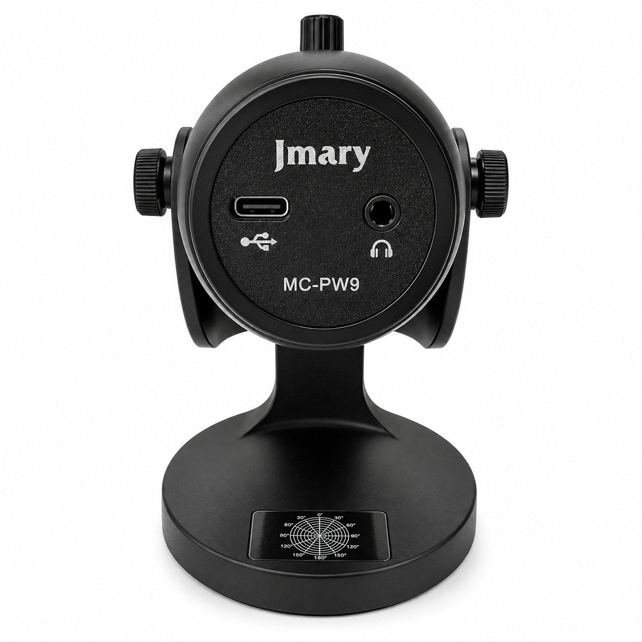 Micrófono USB Jmary MC-PW9 RGB | Cardioide | USB Tipo-C | Monitor de Audífonos | Streaming y Podcast