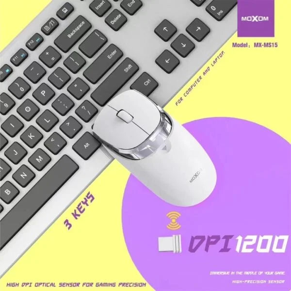 Mouse Moxom Bluetooth MX MS15 vista 3 - MyTechCell Colombia
