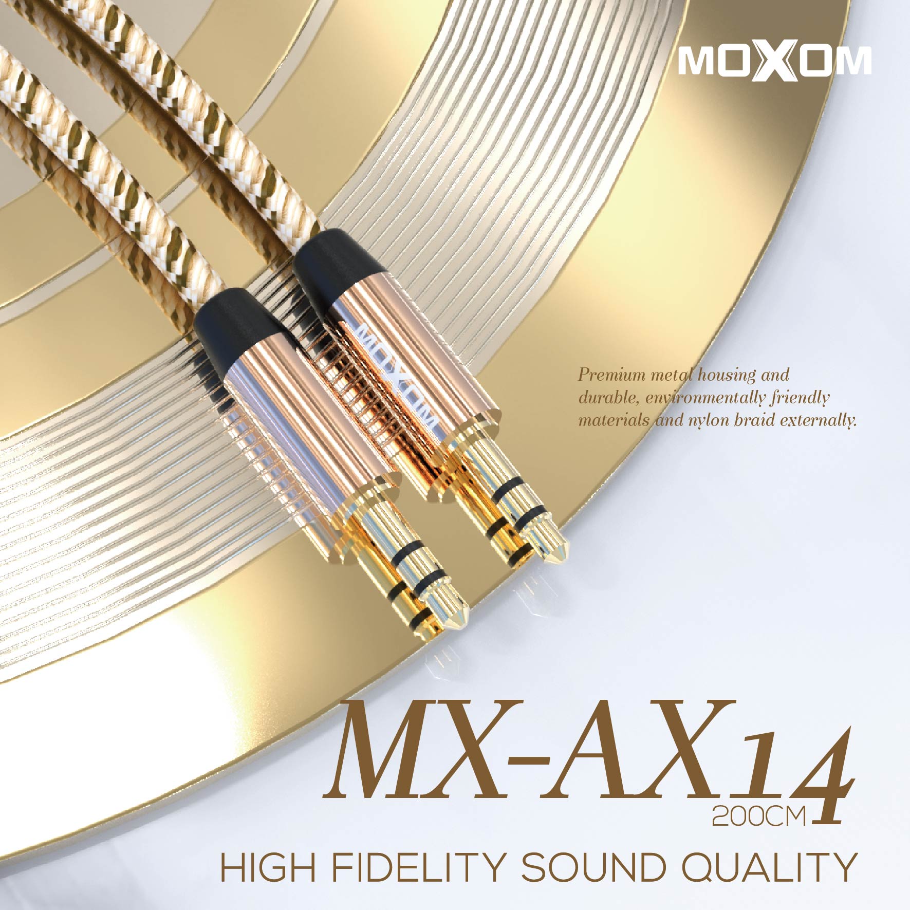 Cable Auxiliar Moxom AX14 2M