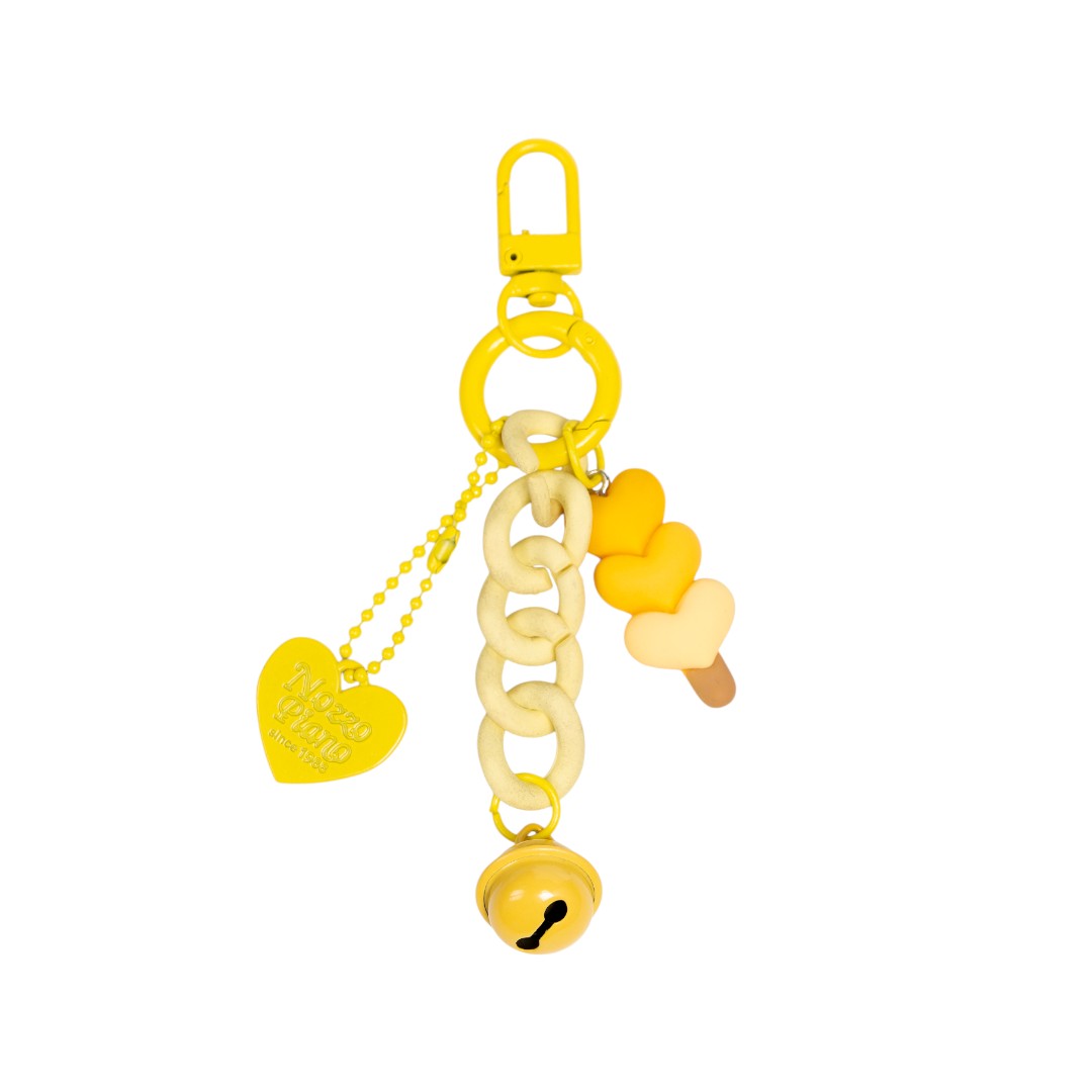 Strap Paleta Corazones Amarillo