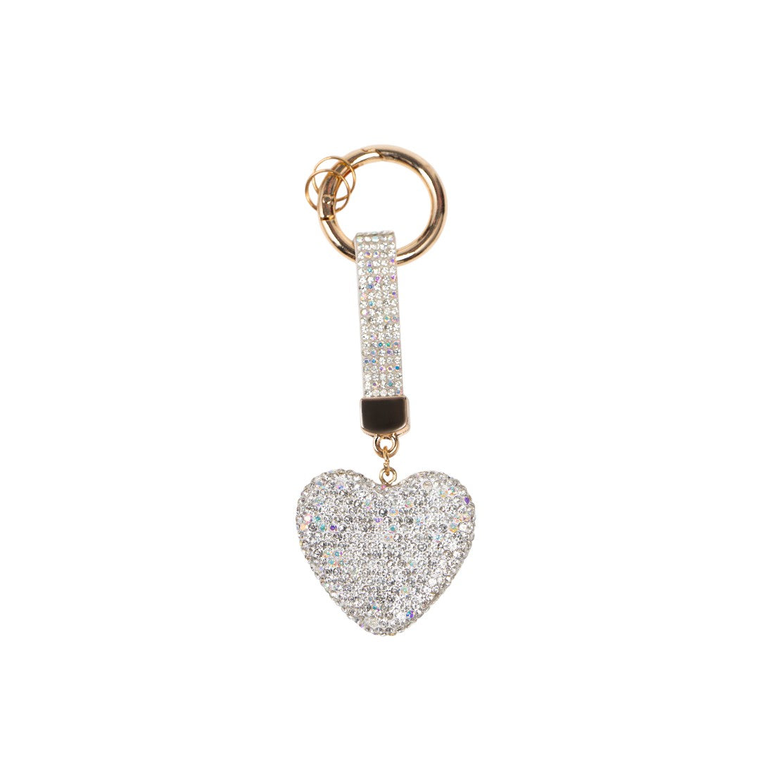 Llavero Piedras Corazon Plano
