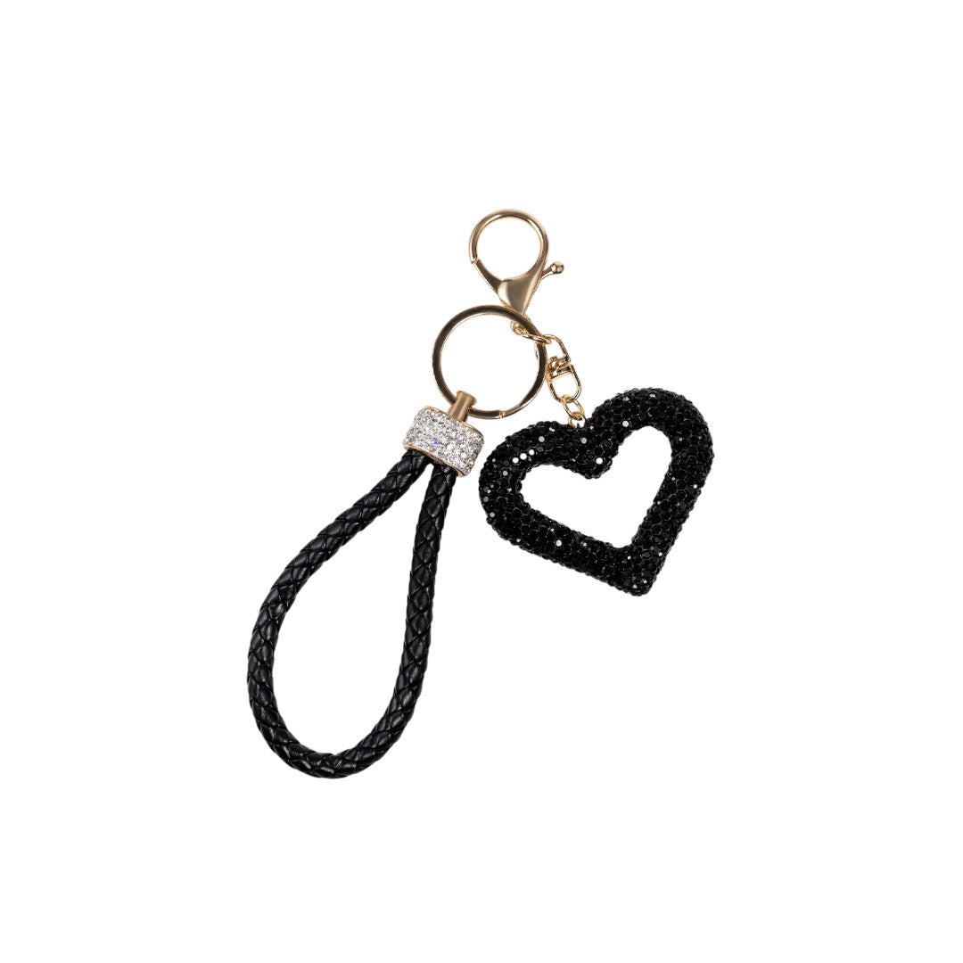 Llavero Piedras Corazon Hueco