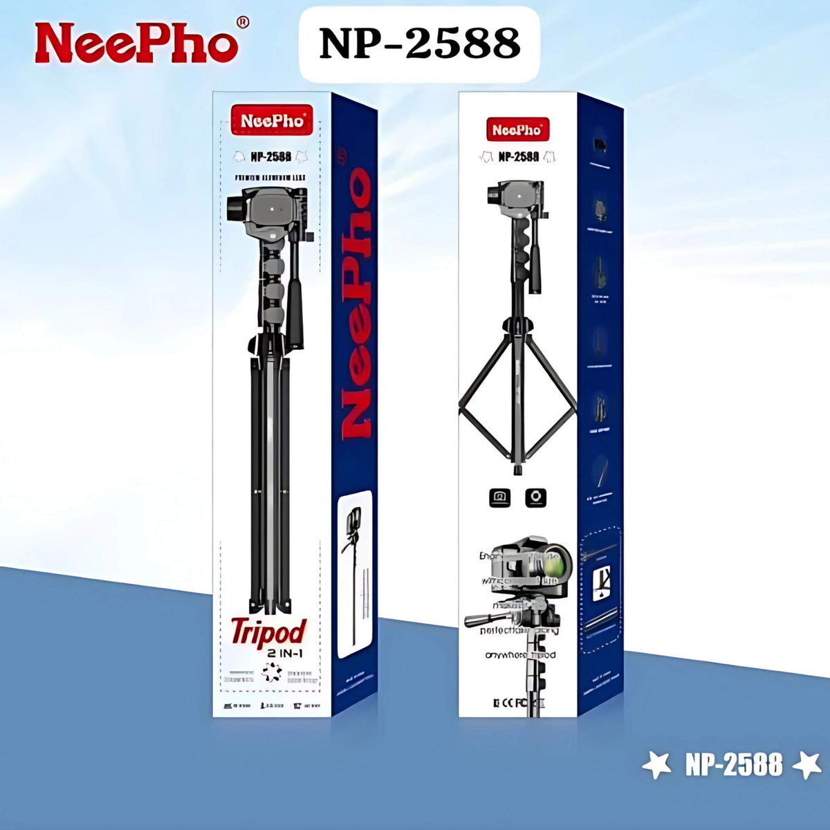 Trípode Neepho NP 2588 vista 4 - MyTechCell Colombia