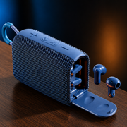 Parlante Bluetooth REMAX RB-M17 con Audífonos Inalámbricos | 5W | Radio FM | USB | Tarjeta TF | AUX