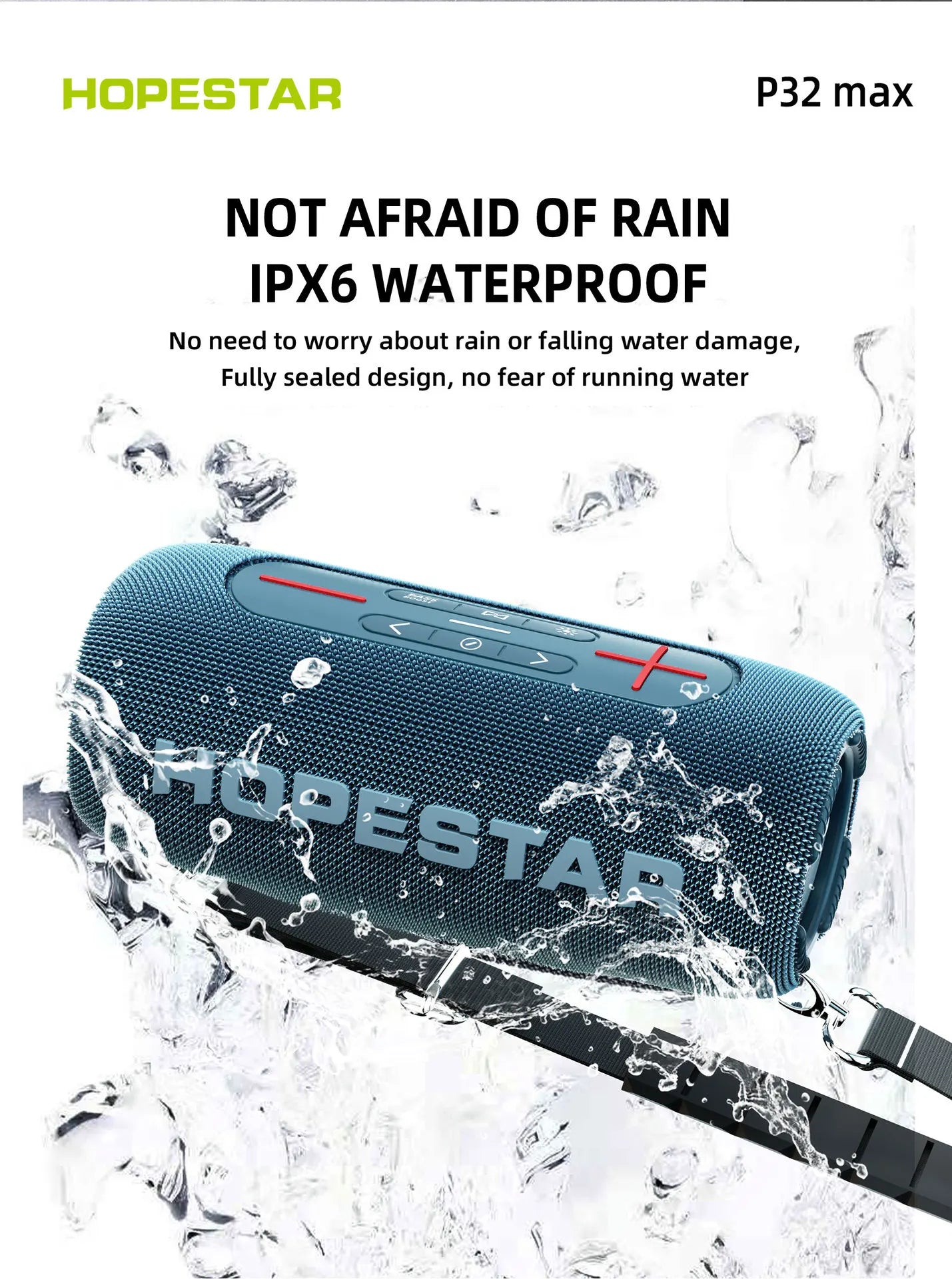 Parlante Hopestar P32 Max vista 3 - MyTechCell Colombia