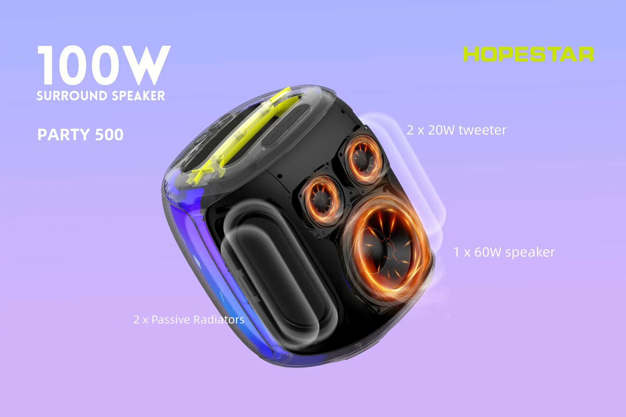 Parlante Hopstar Party 500