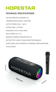 Parlante Hopestar P32 Max vista 7 - MyTechCell Colombia