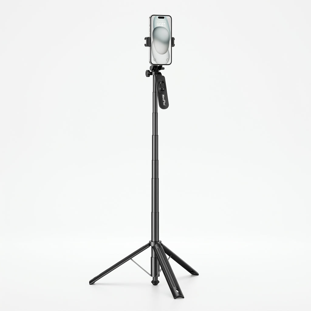 Selfie Stick NeePho NP-L28 | Trípode 1.65 m | Control Bluetooth | Rotación 360°