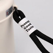 Coffee Cup 400 ml | Acero Inoxidable 316L | Con Pitillo, Correa y Figura Decorativa