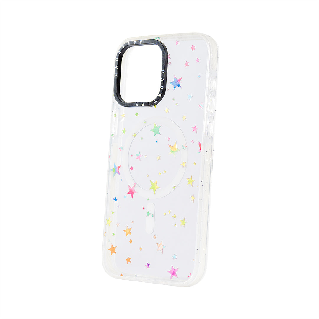ESTUCHE MAGSAFE CASETIFY ESTRELLAS DE COLORES