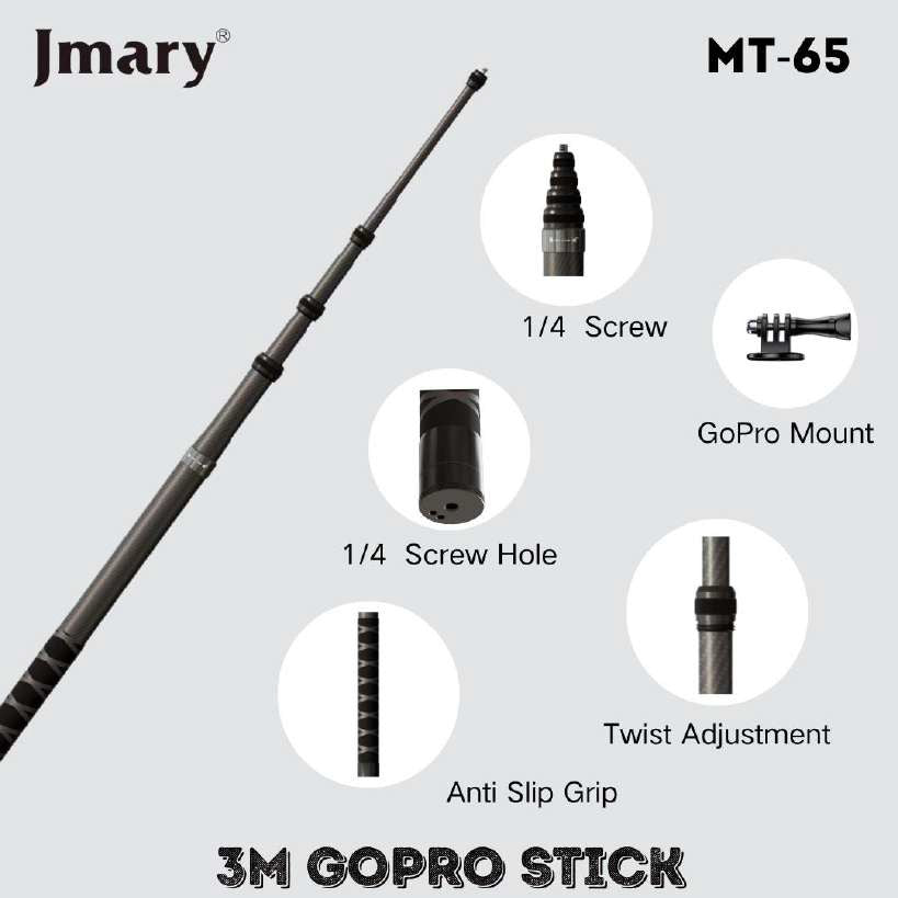 Trípode Jmary MT-65 - 3 metros vista 2 - MyTechCell Colombia