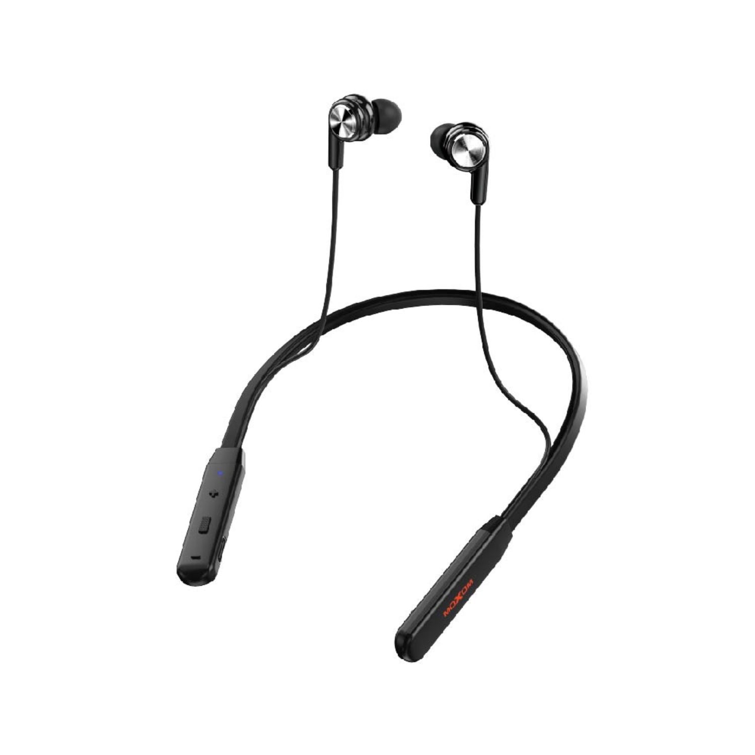 Audifonos Bluetooth Moxom MX-WL79 Con Banda Magnetica Para El Cuello