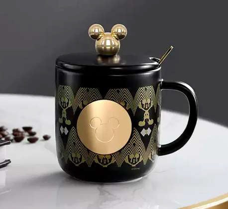 Vaso Cerámica Mickey Negro - MyTechCell Colombia