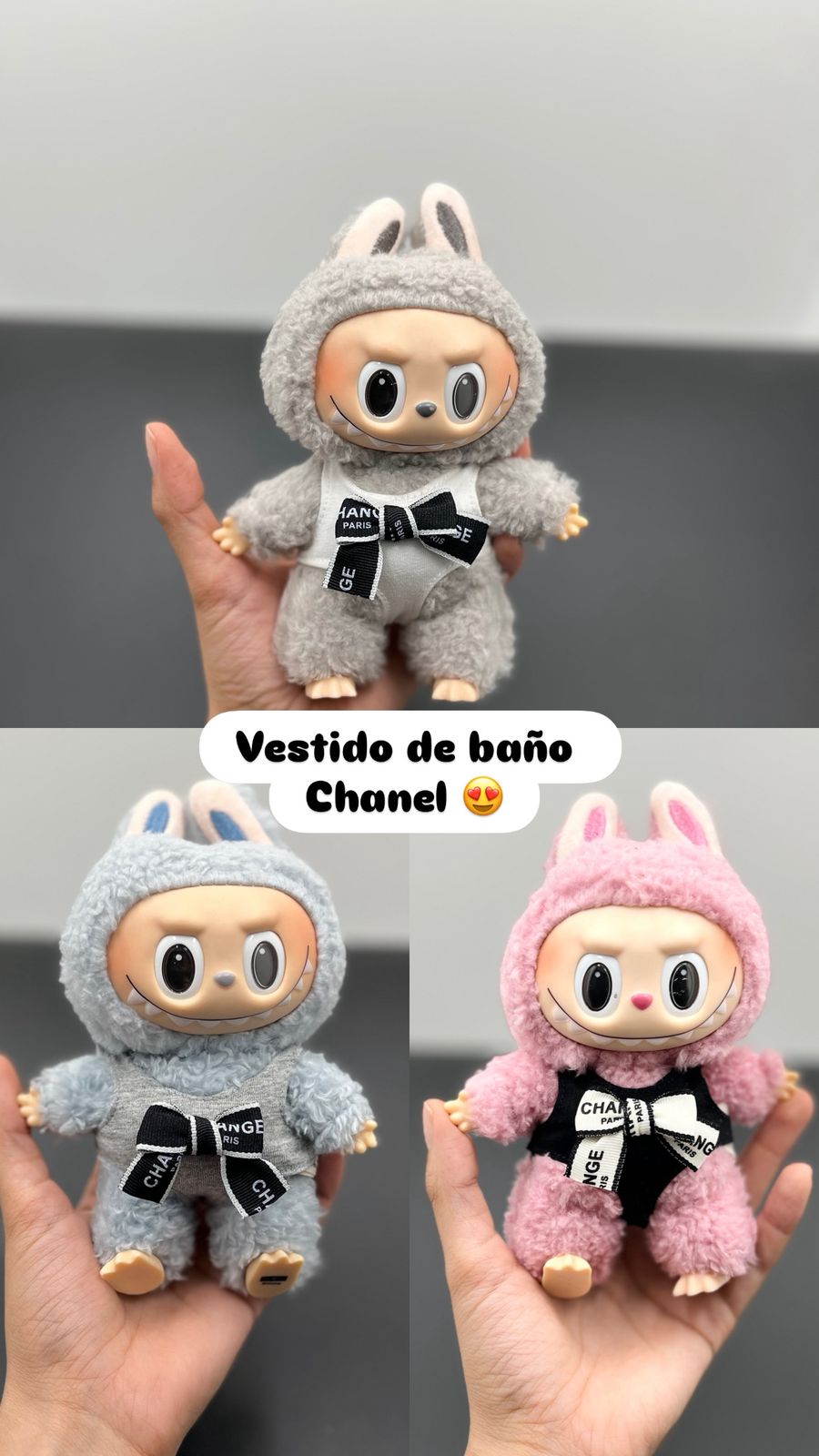 Vestido De Baño Channel Labubu