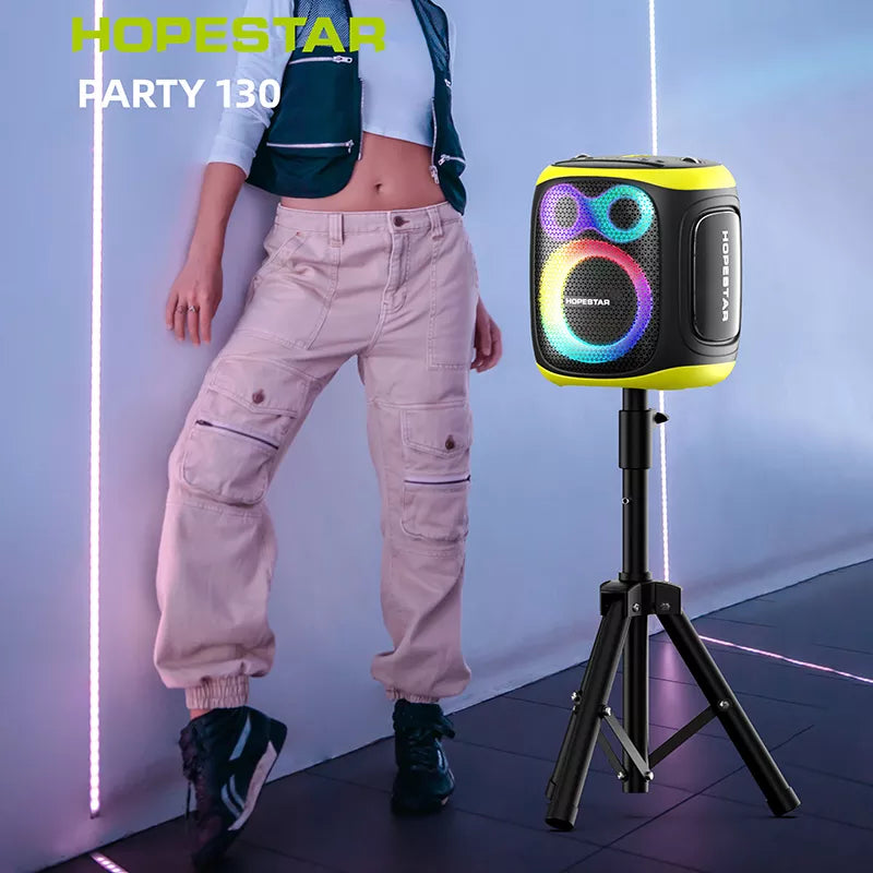 Parlante Hopstar Party 130 Negro/Verde vista 4 - MyTechCell Colombia