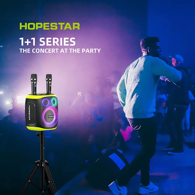 Parlante Hopstar Party 130 Negro/Verde vista 9 - MyTechCell Colombia