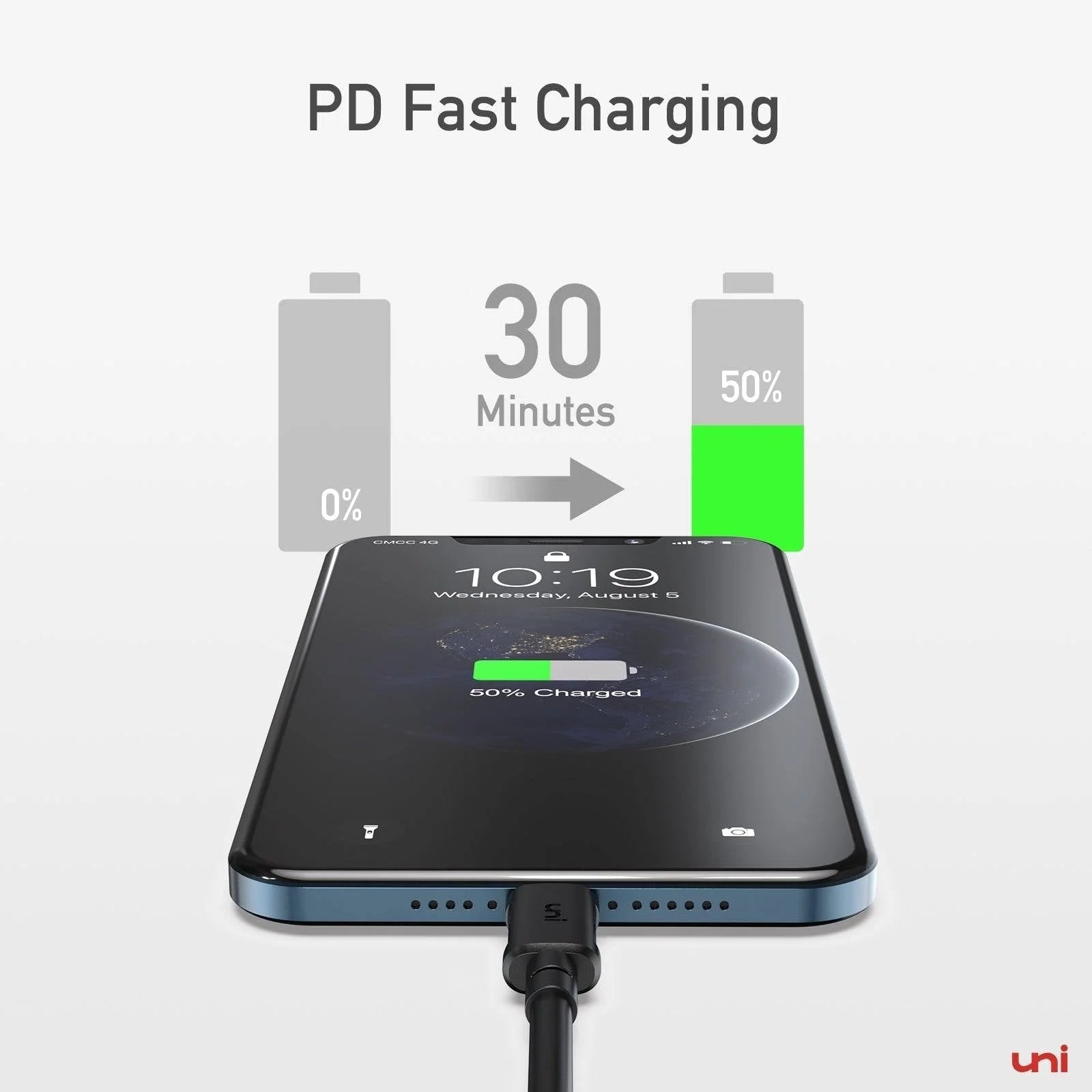 Cable Uni TC-Lightning vista 2 - MyTechCell Colombia