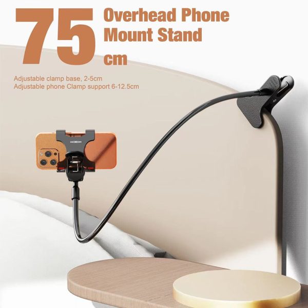 Soporte flexible MOXOM MX-VS63 para celular | Brazo de 75 cm - vista 3 - MyTechCell Colombia