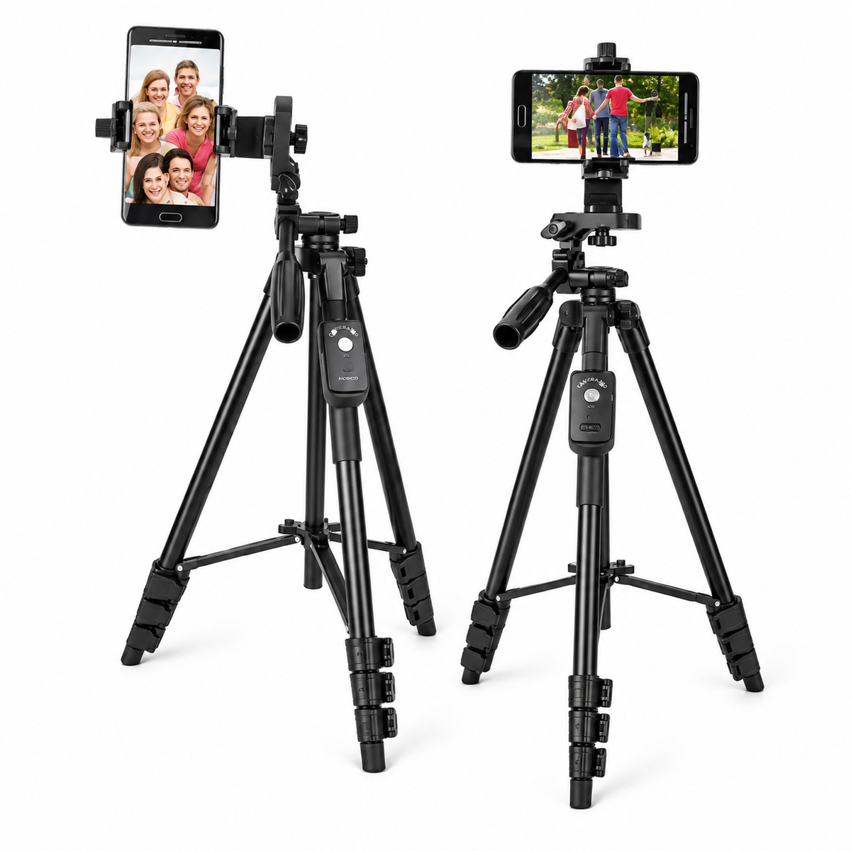 Trípode Profesional NeePho NP-3180S para Cámara y Celular | 136 cm | Aluminio | Cabezal de Liberación Rápida