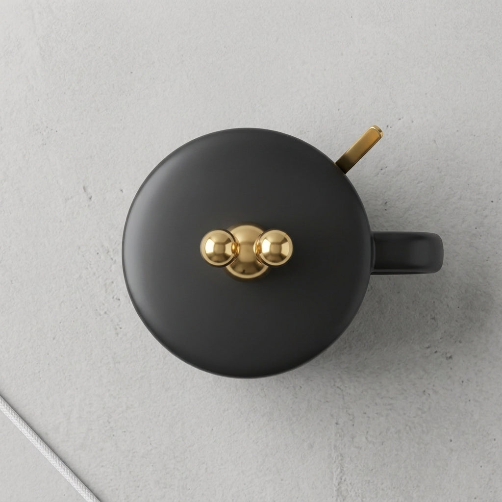 Vaso Ceramica Mickey Negro