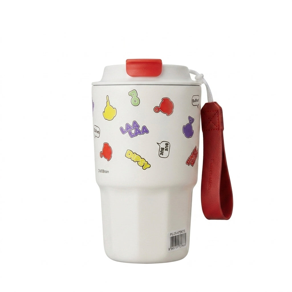 Termo Coffee Cup Pitillo Personajes Oso/Teletubies 500ml