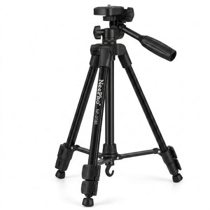 Trípode Profesional NeePho NP-3180S para Cámara y Celular | 136 cm | Aluminio | Cabezal de Liberación Rápida