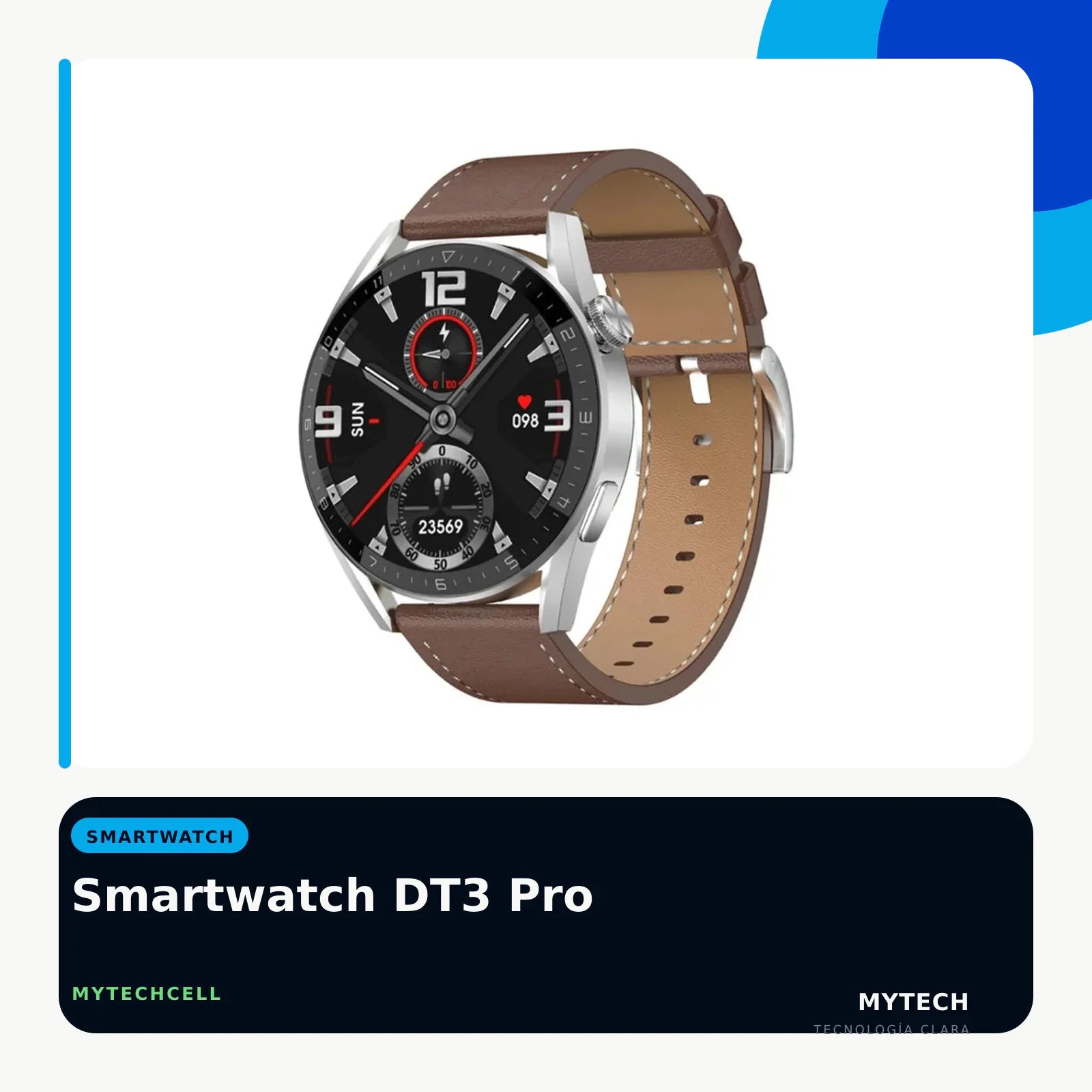 Smartwatch DT3 Pro - imagen ecommerce 1:1 MyTechCell