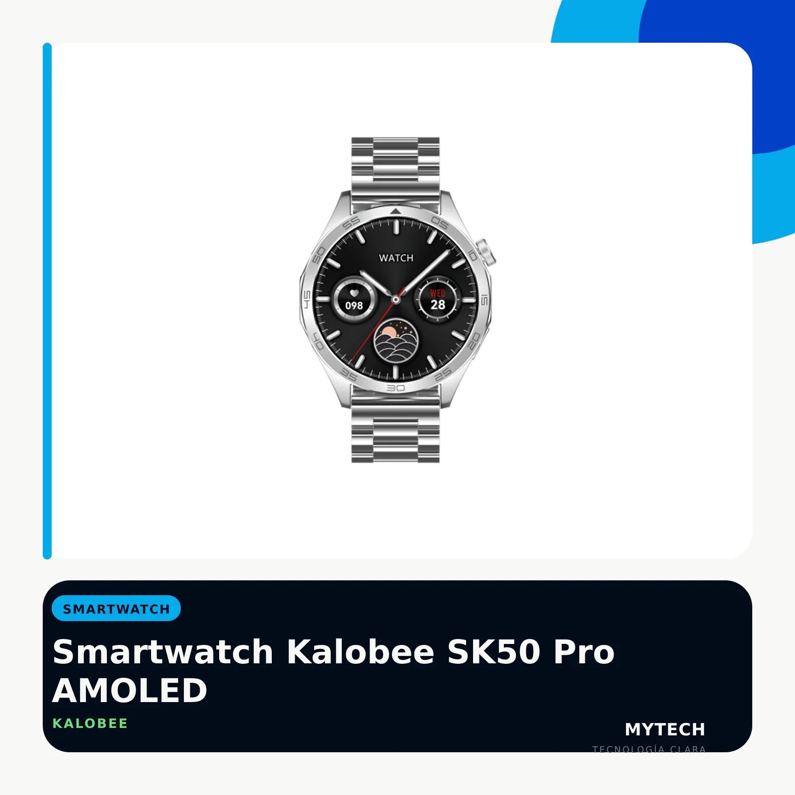 Smartwatch Kalobee SK50 Pro AMOLED - imagen ecommerce 1:1 MyTechCell