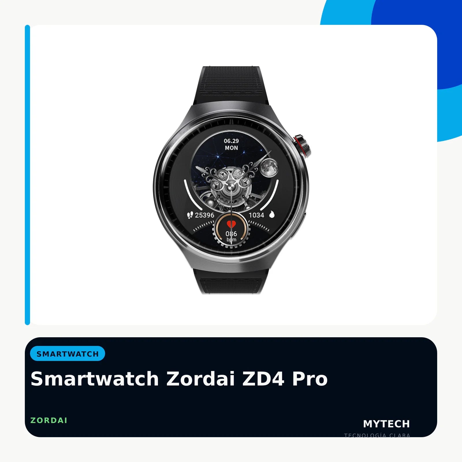 Smartwatch Zordai ZD4 Pro - imagen ecommerce 1:1 MyTechCell