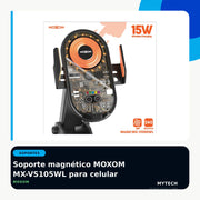 Soporte magnético MOXOM MX-VS105WL para celular - imagen ecommerce 1:1 MyTechCell